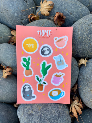 Sloth Sticker Sheet